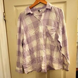 H&M Button-Down Flannel Shirt
